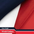 thumbnail image 4 of G128 - 2 Pack: Navy Blue NEW France French Flag | 3x5 feet | Printed 150D - Indoor/Outdoor, Vibrant Colors, Brass Grommets, Quality Polyester, Much Thicker More Durable Than 100D 75D Polyester, 4 of 7