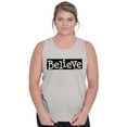 thumbnail image 4 of Believe Holy Spirit Religious Womens Plus Size Graphic Tank Top Brisco Brands 3X, 4 of 5
