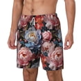 thumbnail image 2 of Balery Rose Flowers Mens Swim Trunks Swim Shorts for Men Quick Dry Inseam Beach Shorts with Compression Liner Pocket-3X-Large, 2 of 9