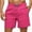 Pink, variant on Men's Swim Trunks with Mesh Lining Quick Dry Shorts Bathing Suit Swimwear Yellow Size XL