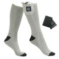 thumbnail image 2 of Heated Socks 3 Temperatures Adjustment Keep Warm USB Rechargeable Winter Long Electric Heating Socks,Grey, 2 of 8