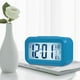 thumbnail image 5 of Alarma de mesa Dormitorio Digital Dormitorio Sensor Termómetro Termómetro Retroiluminación Calendario Portátil Snooze Relojes Hogar Azul Speravity EL006195-04B, 5 of 7