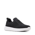 thumbnail image 2 of Clarks Ezera Walk Slip-On  Cloud Steppers Sneakers SneakersBlack Knit (6, Black Knit), 2 of 6