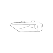 Fog Lamp Bezel Fits select: 2020-2021 VOLVO XC40 T5 R-DESIGN, 2019 VOLVO XC40 T5 MOMENTUM/T5 R-DESIGN