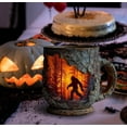 thumbnail image 2 of Vintage Coffee Cups, Forest Fire Mug, 3D Vintage Sasquatch Outdoor Coffee Gifts Cup Campfire Mug for Camping Kitchen Cryptid Believers Nature Lovers Mountain Hiking Camping Lovers, 2 of 3