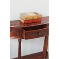 thumbnail image 3 of International Caravan Windsor Table Console Demi-Lune en Noyer Teinté, 3 of 3
