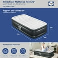 thumbnail image 5 of Open Box Sealy Tritech 20" Inflatable Mattress Twin Airbed w/ Built-In Pump, 5 of 12