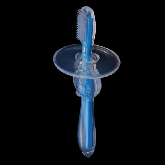 Cepillo de Entrenamiento de Mordedor de silicona para bebés Yotijar Cepillo de dientes para niños color naranja rosa verde azul