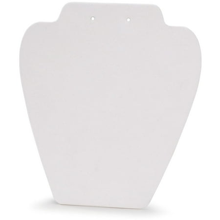 Sports Strand Necklace - Darice Velvet Necklace Stand, White, 8.25