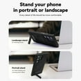 thumbnail image 2 of Magnetic for Galaxy S22 Ultra Premium PU Leather Case,Built-in Invisible Stand [Compatible with Magsafe] Protective Slim Kickstand Phone Cover Compatible with Samsung Galaxy S22 Ultra, Black, 2 of 9