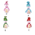 thumbnail image 3 of Yuarrent Lints Bolsa de frutas de Navidad Forma de muñeco de nieve portátil Reemplazo decorativo lindo Estilo simple Fiestas de dulces Bolsa de regalo Kits de decoración para fiestas Verde Yuarrent HA069733-02, 3 of 6