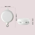 thumbnail image 3 of Baby Mobile Crib Music Toy with Rotating Lullabies Battery Powered Crib Mobile for and Nursery 35 Melodies, 3.54×5.31 inch, White, 3 of 9