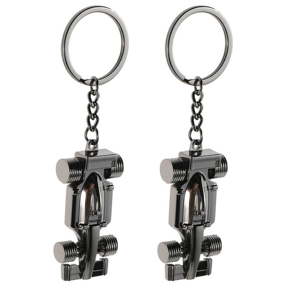 DEMACRIO 2pcs Racing Car Keychain Stylish Hollow Design Metal Keychain For And Business Events And Enthusiasts