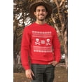 thumbnail image 3 of Skull & Crossbones Red Crew Neck Sweatshirt, 3 of 6