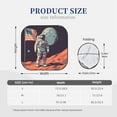 thumbnail image 4 of Yiaed Astronaut With American Flag Print Car Front Windshield Sun Shade,Foldable Anti-UV Car Sunshade for Front Window for Most Vehicles-Medium, 4 of 5