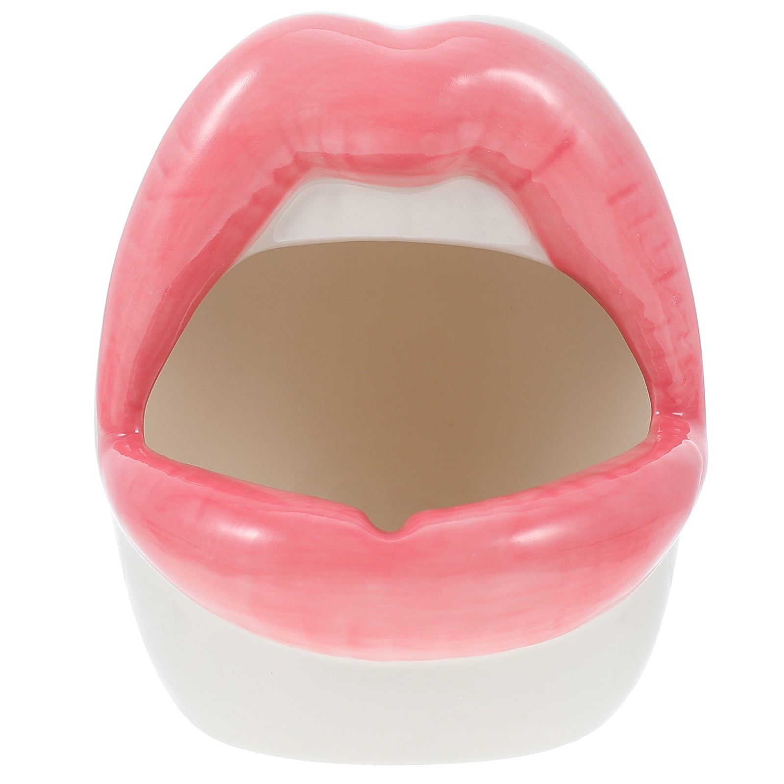 NUOLUX Ashtray Ash Ashtrays Lip Tray Holder Creative Smoking Cigarette