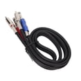 thumbnail image 3 of Cable de sonido estéreo de 1/4 de pulgada doble TS a RCA doble, carcasa de PVC, cable de interconexión flexible de 6,35 mm TS a RCA, 1 m/3,3 pies, 3 of 12