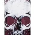thumbnail image 4 of Camiseta Gótica de Talla Extra con Estampado de Alas de Cráneo Rosegal  Camisetas tallas grandes, 4 of 5