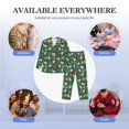 thumbnail image 7 of KLL Cartoon Turkey Sleepwear Mens Flannel Pajamas,Long Cotton Pj Set, 7 of 7