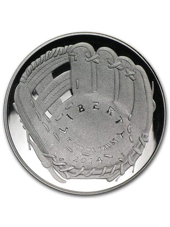 Collectible 2014-S Baseball HOF 1/2 Dollar Clad Commem Proof (w/Box & COA)