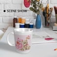 thumbnail image 5 of Valentines Mug Anniversary Decorative Cute Little Bears Love Letter Girls Pink And Brown Ceramic Insulated Unspillable Reusable Office Outdoor Gym Home Desk Hot Drinks Coffee Mug Gift 11 Ounce, 5 of 5