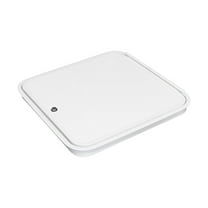 Leisure Coachworks RV Baggage Door 24" Wide X 24" High with Rounded Corners and Keylock for RV's- Compartment Access Storage Doors with Top Hinge- Camper Trailer Motor Home- White