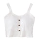 thumbnail image 3 of TaTaai Women Fashion Sleeveless Tank Top Crew Neck Solid Color Short Button Design With Chest Pad Breathable Non See-through Machine Washable Versatile Daily Wear Top Gift, 3 of 5