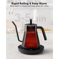 thumbnail image 4 of Hervidor eléctrico inteligente con cuello de cisne CROWNFUL 0,8 L 1200 W inoxidable, 4 of 9