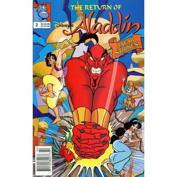 Return of Disney's Aladdin, The #2 (Newsstand) VF ; Disney Comic Book