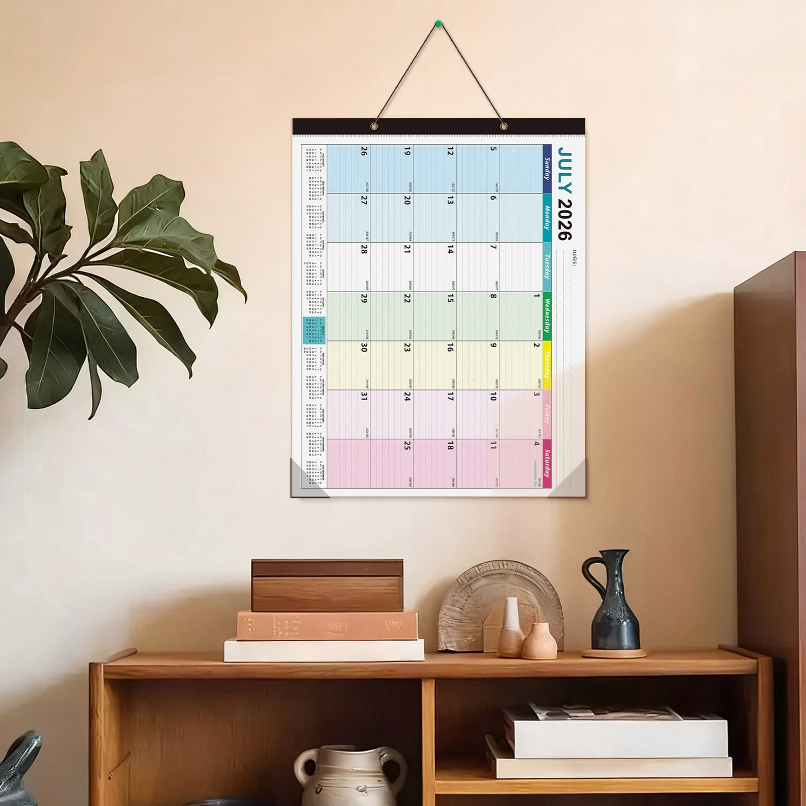 Desk Calendar 2026-2027 - 18 Months Academic Planner Calendar Covers July 2026 to December 2027, 22" X 17" Large Size With Holidays, Desktop Monthly Calendar for Home Classroom Office Teacher Gifts