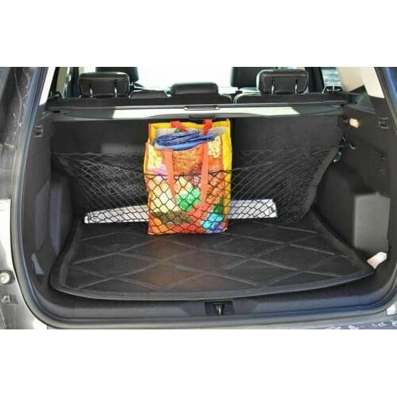 EACCESSORIES EA Rear Trunk Organizer Cargo Net for Jeep: Compass, Patriot 2007-2017 – Envelope Style Cargo Net for SUV – Premium Mesh Elastic Car Trunk Organizer – Compatible with Compass, Patriot