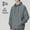 Dark Gray, variant on Men Lightweight Fishing Sun Jacket Summer Breathable Sun Protection Coat with Pocket