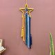 thumbnail image 4 of Colgante de Pared Bohemio de Macramé, Arte de Pared con Amanecer y Atardecer, Tapiz con Borlas Hecho A Mano, Decoración Tejida para Dormitorio, Sol, 4 of 5