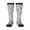 3 Black, variant on Dice Cubes Pattern Women’s Knee High Crew Socks,Trouser Socks Comfortable, Breathable, Moisture-Wicking and Soft