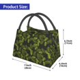 thumbnail image 2 of Rocae Tropical Palm Leaves Fern Leaf for Insulated Lunch Bag for Women Men,Large Lunch Box for for Work/Office/Picnic/Travel, 2 of 6