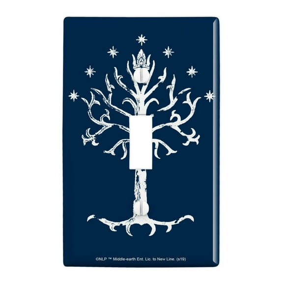 Lord of the Rings Tree of Gondor Plastic Wall Decor Toggle Light Switch Plate Cover