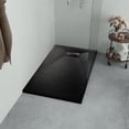 thumbnail image 1 of vidaXL Shower Base Tray SMC Black 100x80 cm, 1 of 4