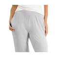 thumbnail image 4 of Alfani Womens Super Soft Knit Pajama Pants,Hr Gry,X-Large, 4 of 4