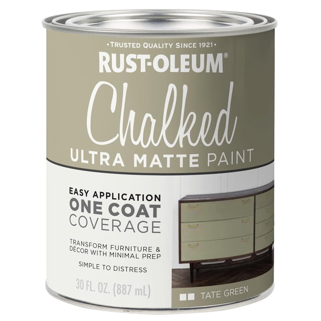 Pintura Rust-Oleum Tate Green mate, 887 ml