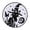 QHXZ4804, variant on Gothic Witch Enameled Brooch Black Cats Moons Punk Styles Decorative Clothing Pin Accessories For Halloween