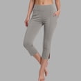 thumbnail image 7 of cocolona Capri Pants for Women Summer High Waisted Workout Yoga Leggings Casual Work Dress Pants with Pockets, 7 of 7