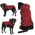 thumbnail image 4 of Stylish Pet Clothes Set of 2 Plaid Dog Coats for Medium Large Dogs Flannel Jackets Warm Vests Comfortable Wear for All Seasons, 4 of 6