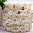 thumbnail image 4 of Imitation Pearl String, Bead Chain String Cuttable Beautiful Flatback Acrylic Fade Resistant with Rhinestone for DIY Crafts, 4 of 7