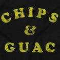 thumbnail image 2 of Chips and Guac Food Lover Workout Gym Womens Slim Fit Graphic Tee Brisco Brands L, 2 of 5