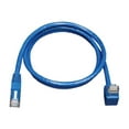 thumbnail image 3 of Eaton Tripp Lite Series Down-Angle Cat6 Gigabit Molded UTP Ethernet Cable (RJ45 Right-Angle Down M to RJ45 M), Blue, 3 ft. (0.91 m) - Patch cable - RJ-45 (M) to RJ-45 (M) - 3 ft - CAT 6 - down-angled connector, molded, stranded - blue, 3 of 4