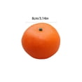 thumbnail image 3 of Lifelike Artificial Oranges Fake Fruit Decor Set for Home Kitchen Party Display, 3 of 6