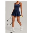 thumbnail image 3 of SKQIT Tennis Dress with Built in Shorts and Bra Athletic Dress for Women Summer Cut Out Golf Workout Dress, 3 of 7