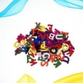 thumbnail image 1 of LOLIPPYY 200pcs Crafting Wood Letters Wood Letter Ornaments Assorted Color DIY Material Christmas, 1 of 8