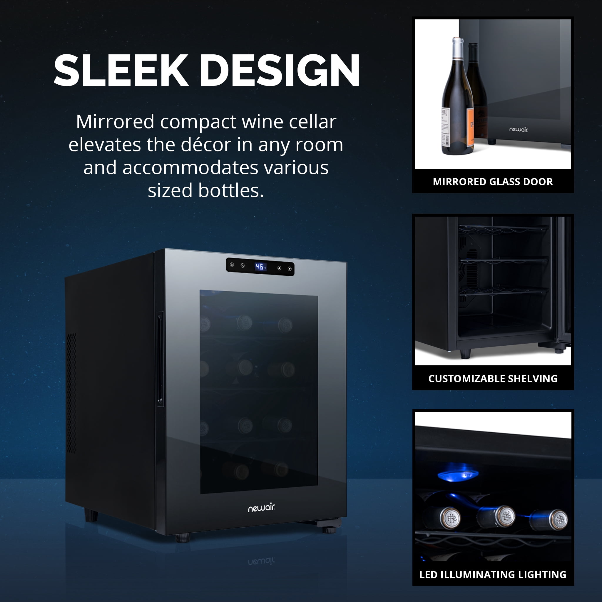 newair thermoelectric wine cooler