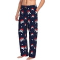 thumbnail image 6 of Zufioo pirates skull Mens Pajama Pants Sleep & Lounge Pants Sleepwear Pants(Available in Big & Tall)-Small, 6 of 6
